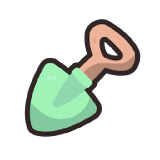 Titanium shovel