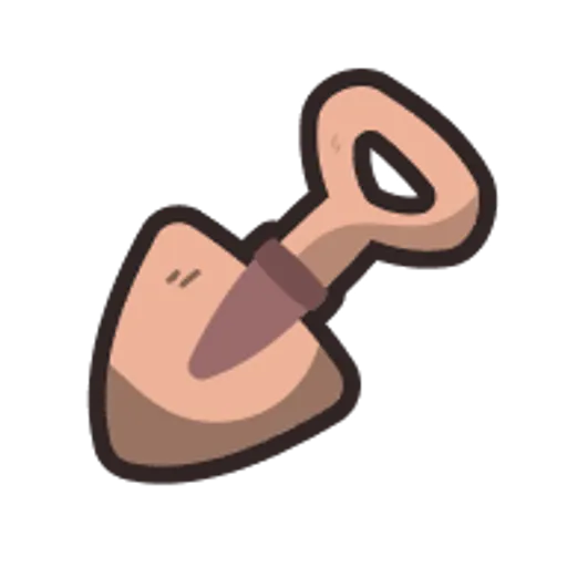 Wooden shovel